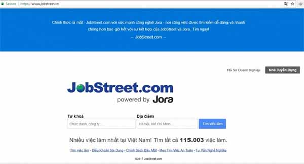 Trang tìm việc Jobstreet