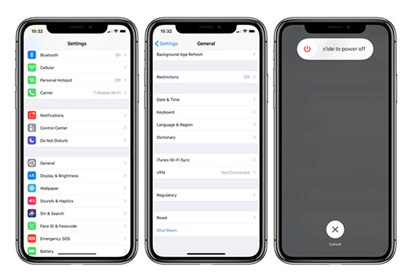 Bạn chỉ cần vuốt thanh trượt là đã tắt được nguồn iPhone Bạn chỉ cần vuốt thanh trượt là đã tắt được nguồn iPhone