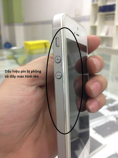 iPhone 5s bị phồng pin iPhone 5s bị phồng pin