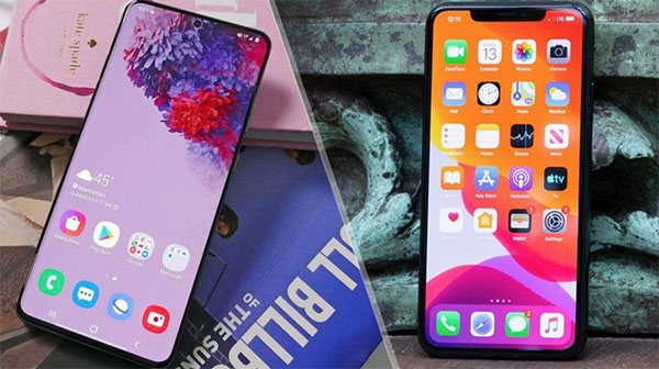 Galaxy S20+ và iPhone 11 Pro gây ấn tượng về thiết kế màn hình Galaxy S20+ và iPhone 11 Pro gây ấn tượng về thiết kế màn hình