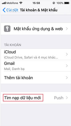 Đồng bộ danh bạ iphone lên Gmail (1)