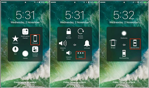 Chụp màn hình iPhone 11 bằng nút Home ảo Assistive Touch vô cùng đơn giản
