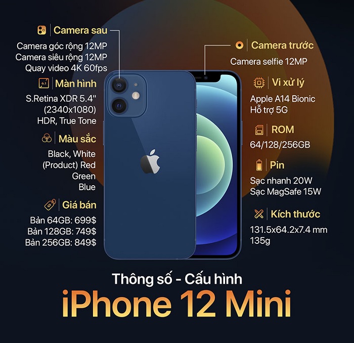 Cấu hình iPhone 12 Mini Cấu hình iPhone 12 Mini