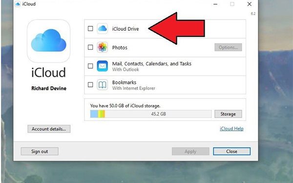 Tải ứng dụng iCloud For Windows cho máy tính
