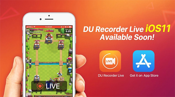 Phần mềm quay video màn hình iPhone DU Recorder Live