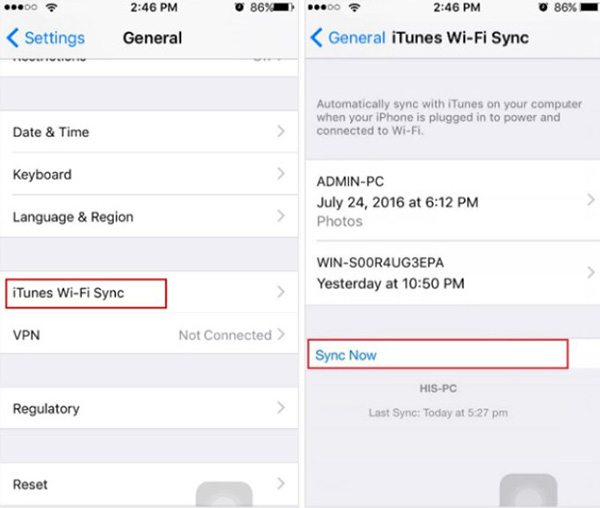 Hướng dẫn đồng bộ hóa iPhone với máy tính qua Wifi