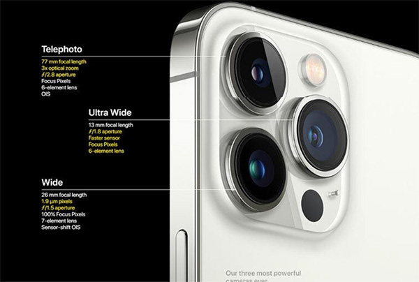 iPhone 13 Pro Max sở hữu hệ thống camera ấn tượng.
