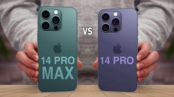 iPhone 14 Pro và 14 Pro Max giá cao hơn.