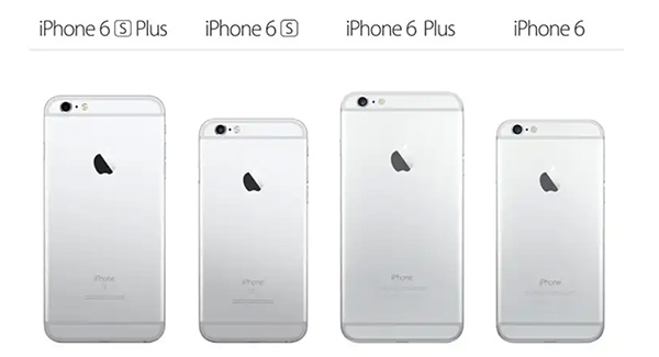 Kích thước iPhone 6 Series