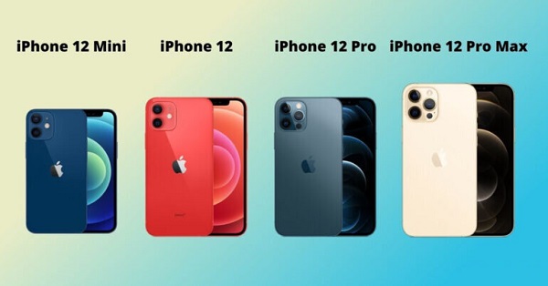 Kích thước các dòng iPhone 12