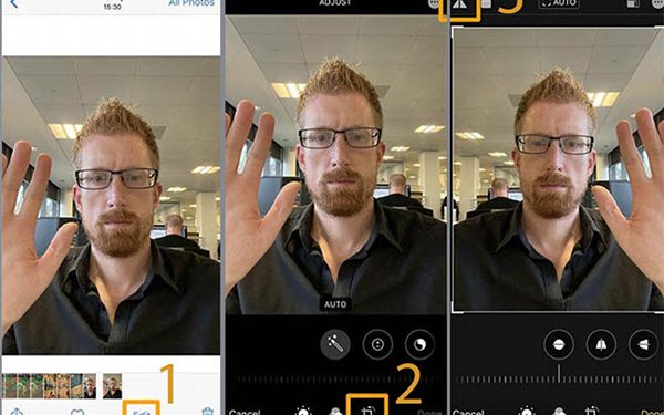 Cách lật ảnh bị ngược khi chụp bằng camera selfie trên iPhone