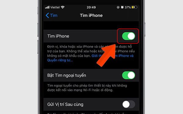 Lưu ý khi theo dõi iPhone bằng iCloud