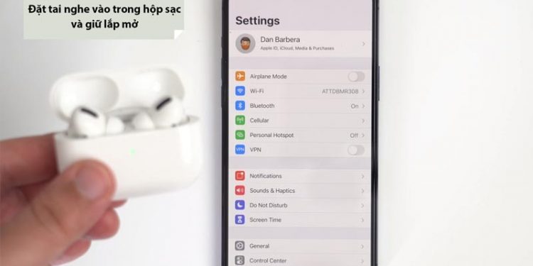 Reset lại AirPods: