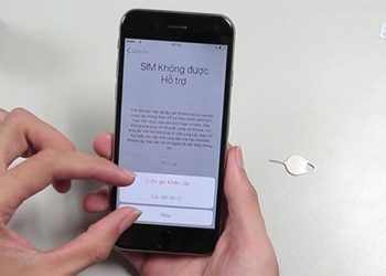 Việc đầu tiên là cần kiểm tra sim ghép